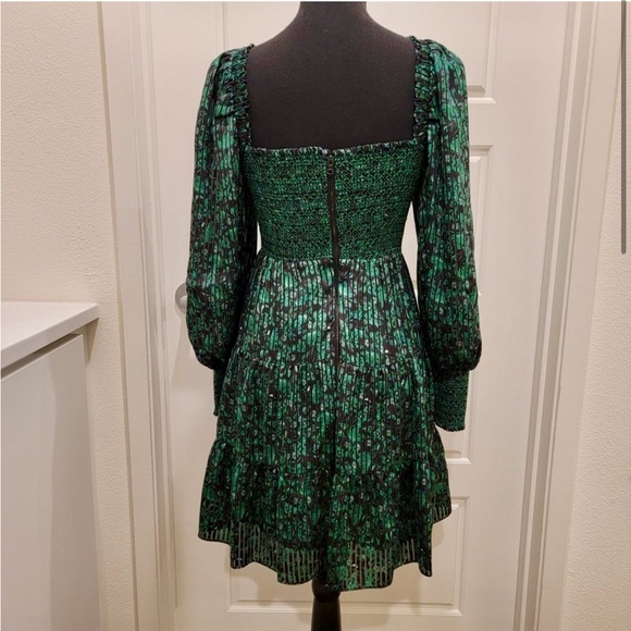 Alice + Olivia Rowen Smocked Floral Dress - Picture 6 of 10